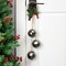 Northlight Jingle Bells with Plaid Bow Christmas Decoration - 20" - Silver